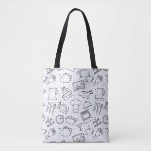Tote Bag Motif 4 de cuisine