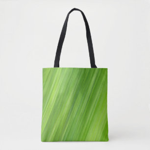 Tote Bag Motif à bandes vertes