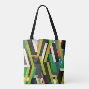 Tote Bag Motif à flux de suspension diagonal