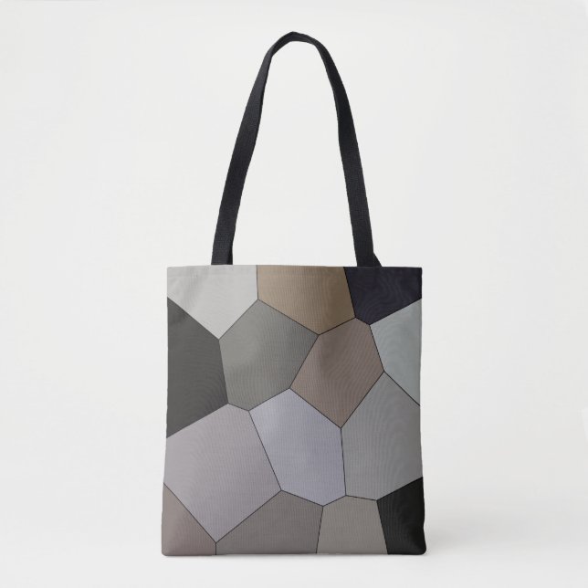 Tote Bag Motif à tonalité terrestre moderne (Devant)