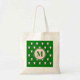 Tote Bag Motif à visage de vache mûre de Monogramme