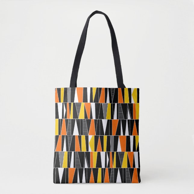 Tote Bag Motif Abstrait 070721 - Couleurs 05 (Devant)