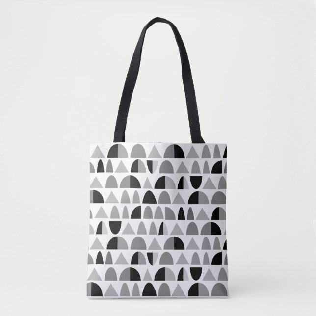Tote Bag Motif Abstrait 290721 - Monochrome (Devant)