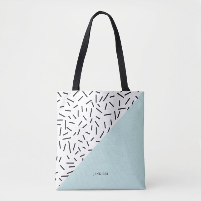 Tote Bag Motif Abstrait amusant Personnalisé (Devant)