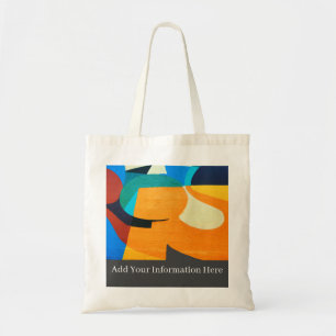 Tote Bag Motif Abstrait coloré