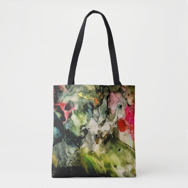 Tote Bag Motif Abstrait Cool de la palette Messy (Devant)