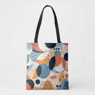 Tote Bag Motif Abstrait minimal sans fil - géométrique (10)