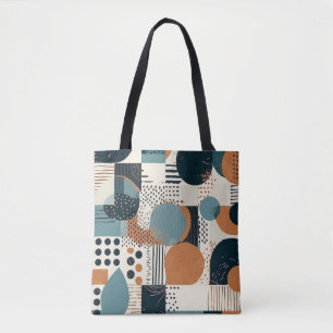 Tote Bag Motif Abstrait minimal sans fil - Géométrique (14)