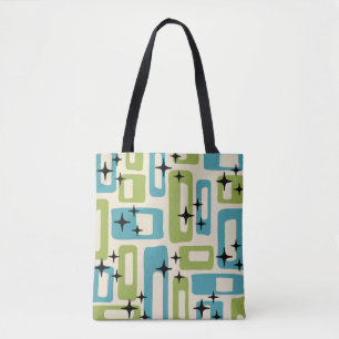 Tote Bag Motif Abstrait moderne du milieu du siècle