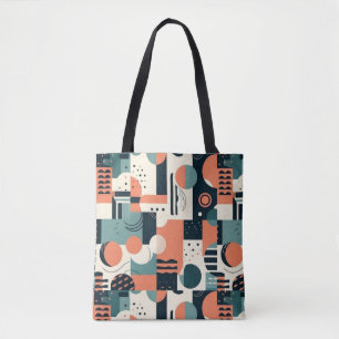 Tote Bag Motif Abstrait sans fil minimal - géométrique (1)
