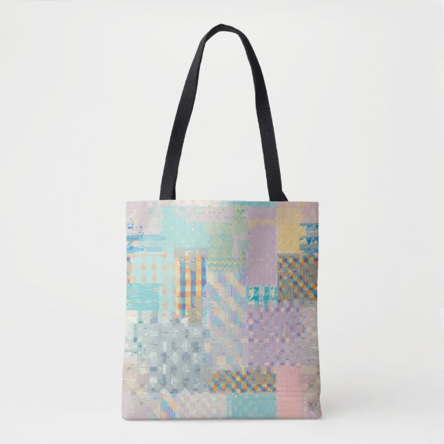 Tote Bag motif Abstrait sans soudure avec imitation d'un gr (Devant)