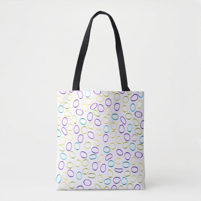 Tote Bag Motif Abstrait unique (Devant)