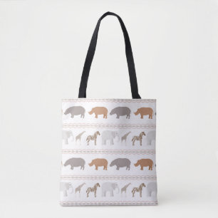 Tote Bag Motif africain 1 d'animaux