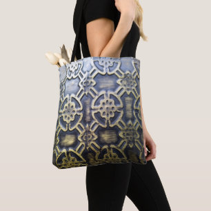 Tote Bag Motif africain abstrait moderne