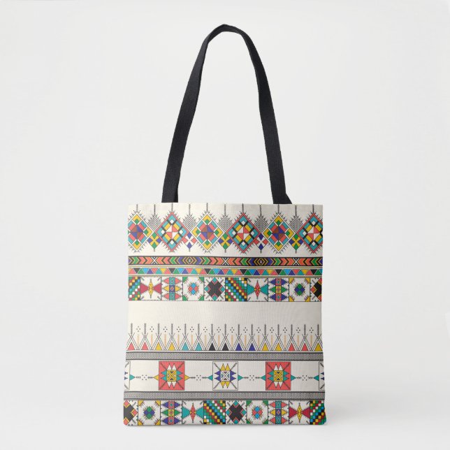 Tote Bag motif Al-Qatt Al-Asiri (Devant)