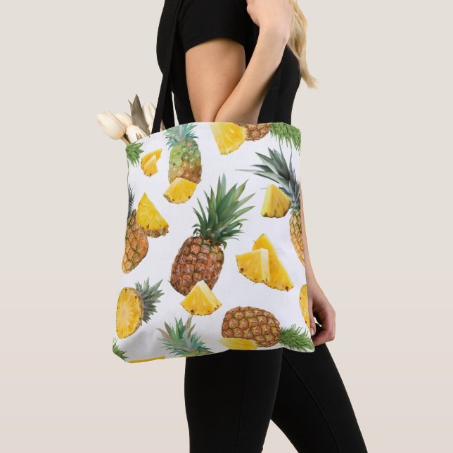 Tote Bag Motif Ananas (De près)