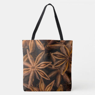 Tote Bag Motif Anise Stars