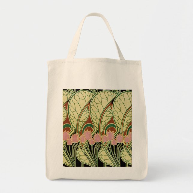 Tote Bag Motif Art Nouveau #1 (Devant)