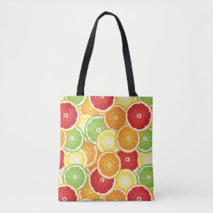 Tote Bag Motif avec des agrumes