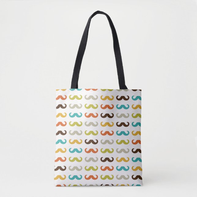 Tote Bag Motif avec la moustache (Devant)