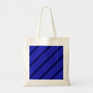 Tote Bag Motif bleu cinq bandes