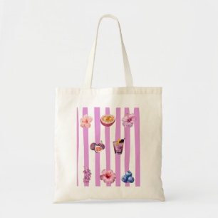 Tote Bag Motif botanique aquarelle lavande