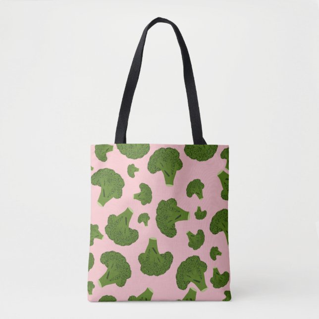 Tote Bag Motif Broccoli (Devant)