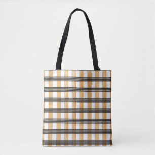 Tote Bag Motif Brown de vérification du service