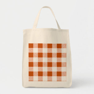 Tote Bag Motif Brown En vichy chèque
