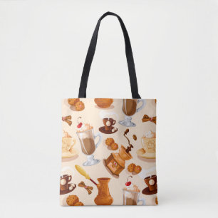 Tote Bag Motif café