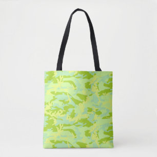 Tote Bag Motif Camo SpringTime