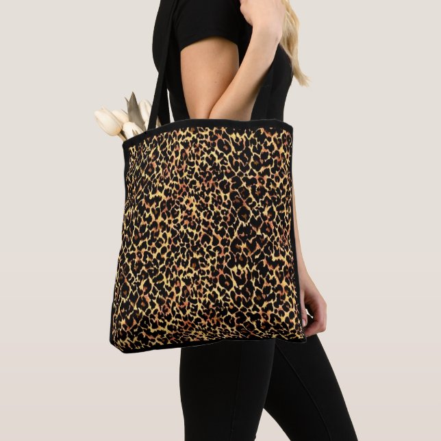 Tote Bag Motif Cheetah (De près)
