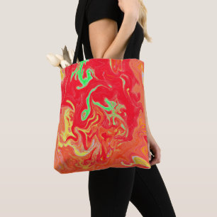 Tote Bag Motif coloré d'aquarelle