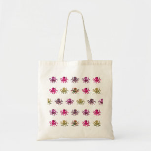 Tote Bag Motif coloré de poulpe