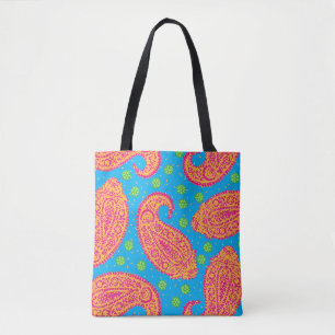 Tote Bag Motif coloré Paisley