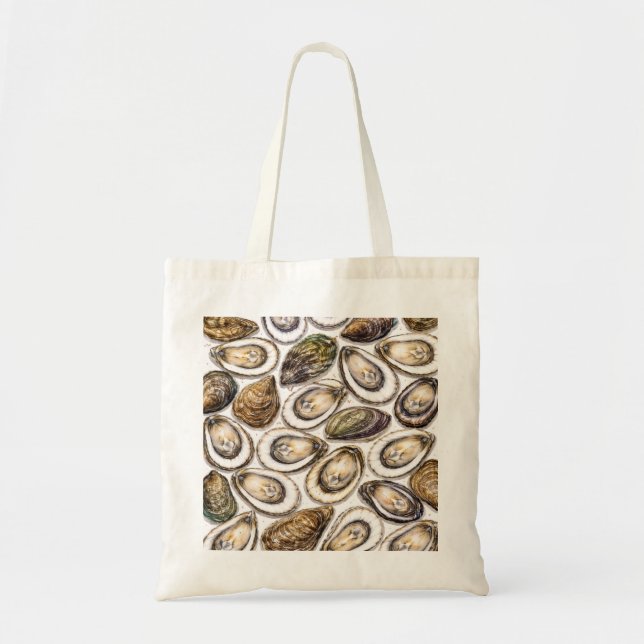 Tote Bag Motif Coquille d'Huître (Devant)