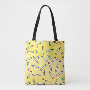 Tote Bag Motif Crayon de dessin