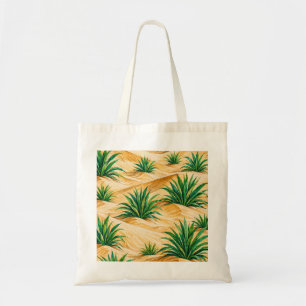 Tote Bag Motif d'Agave des Dunes du Désert