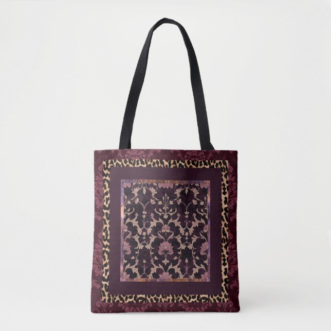 Tote Bag Motif Damas sans texture (Devant)