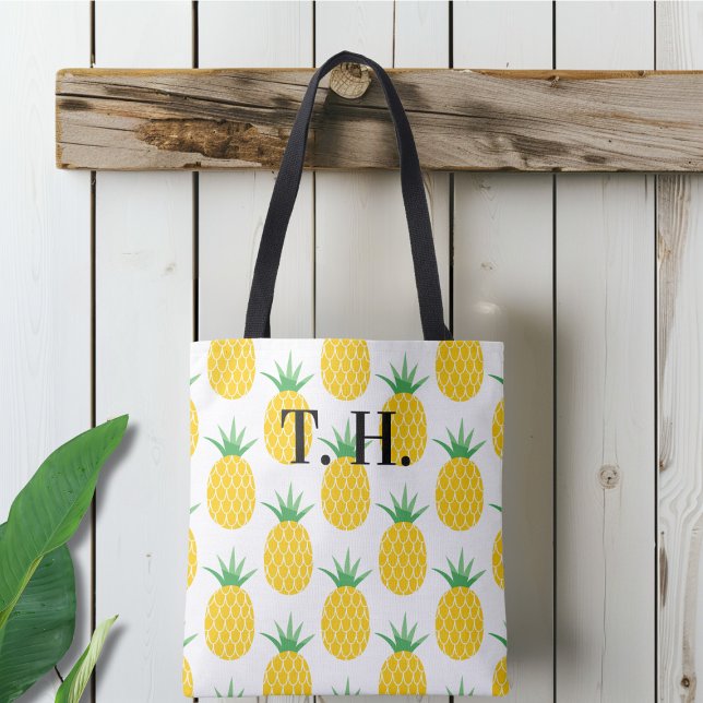 Tote Bag Motif d'ananas personnalisé (Créateur téléchargé)