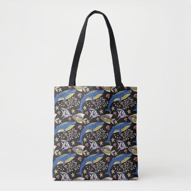 Tote Bag Motif d'animaux aquatiques | vie sous-marine 17 (Devant)