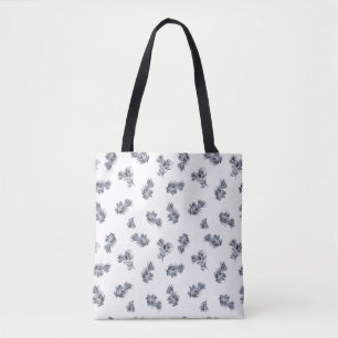 Tote Bag Motif d'aquarelle bleu