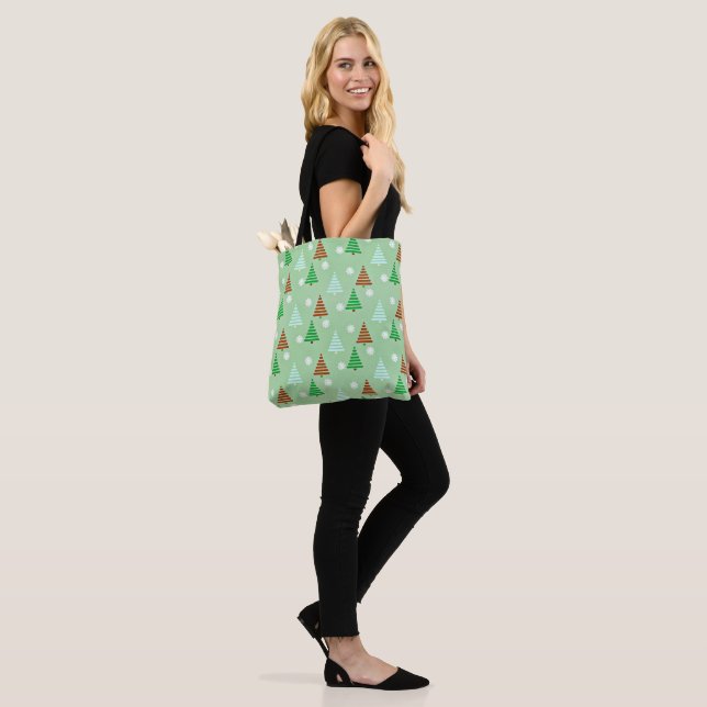 Tote Bag Motif d'arbre de Noël (Sur le modèle)