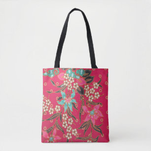 Tote Bag Motif d'art batik indonésien