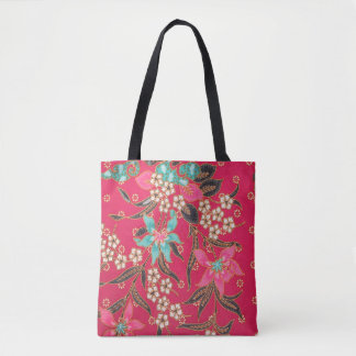 Tote Bag Motif d'art batik indonésien
