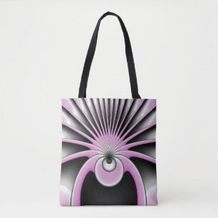 Tote Bag Motif d'art fractal Abstrait moderne