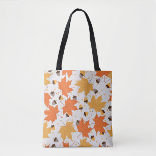 Tote Bag motif d'automne vintage motif transparent
