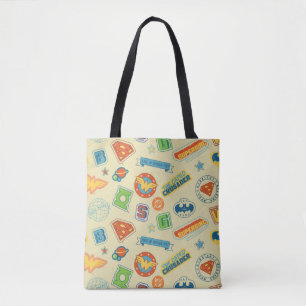 Tote Bag Motif de badge de super-héros de la Ligue de justi