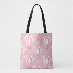 Tote Bag Motif de ballons roses
