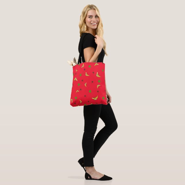 Tote Bag Motif de bananes (Sur le modèle)